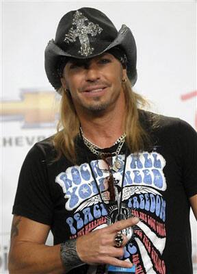 Singer and musician Bret Michaels poses in the press room at the 2011 Billboard Music Awards.