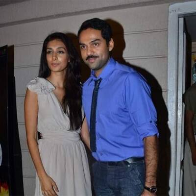 Preeti Desai and Abhay Deol spotted at the success party of 'Shor in the city'.