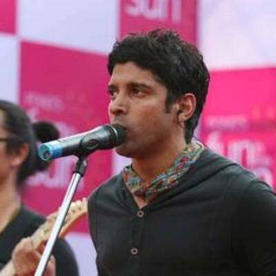 Farhan Akhtar at Ponds Fun in the Sun Event.