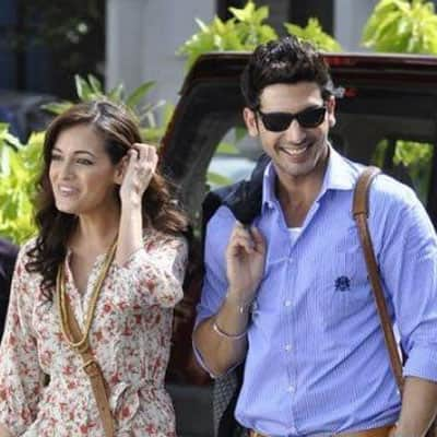 Dia Mirza and Zayed Khan spotted during the shoot of ‘Love Breakup Zindagi’.