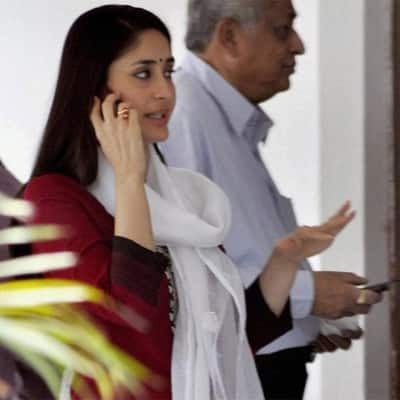 Kareena Kapoor spotted at the sets of her forthcoming film 'Bodygurad'.