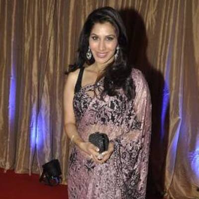 Sophie Chaudhary at Ganesh Hegde's Wedding Reception.