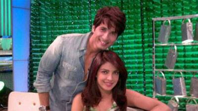 Priyanka Chopra and Shahid Kapoor at Greenathon event.