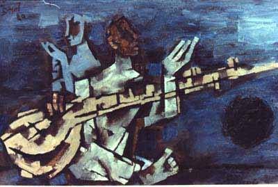 MF Husain’s famous ‘Raagmala’ painting.