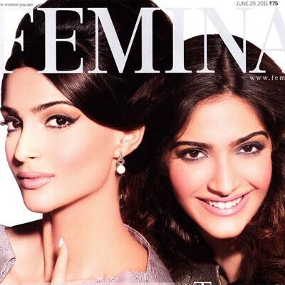 Sonam Kapoor dazzles on the cover of 'Femina' magazine's June issue.