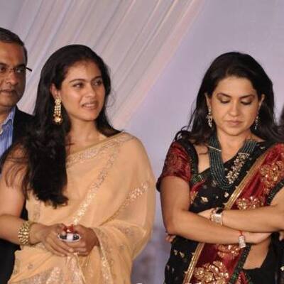 Kajol and Shaina NC spotted at a fashion event in Mumbai.