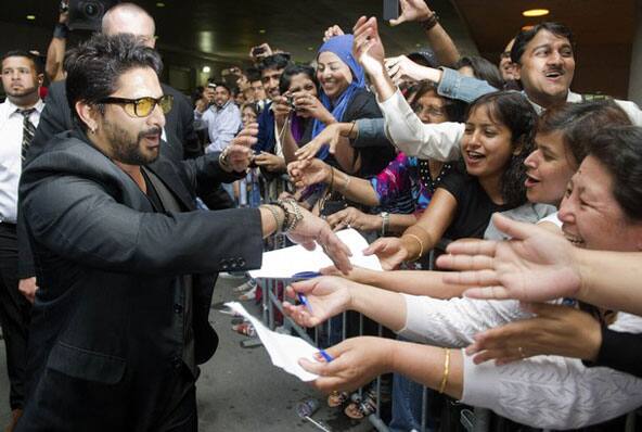 Bollywood actor Arshad Warsi greets fans in Toronto. The International Indian Film Academy (IIFA) Awards will be held in Toronto June 25.