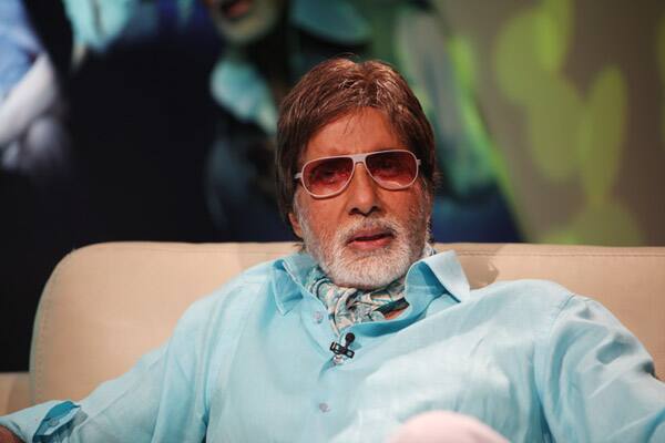 Amitabh Bachchan promotes ‘Bbuddah... Hoga Terra Baap’ at Zee News, Noida.