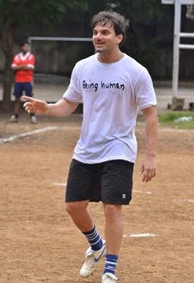 Sohail Khan showed off his footie skills for a fun Men’s Health match.