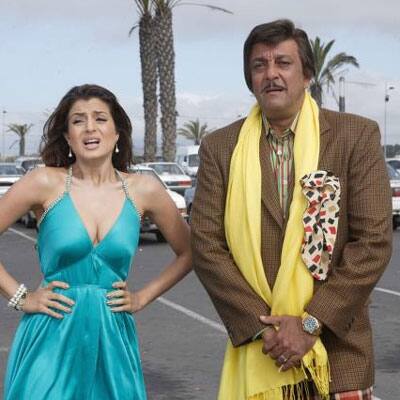 Sanjay Dutt and Amisha Patel in a still from ‘Chatur Singh Two Star.’