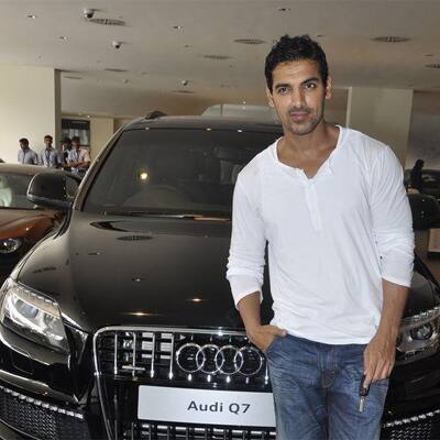 Actor John Abraham brought a swanky new Audi Q7. 