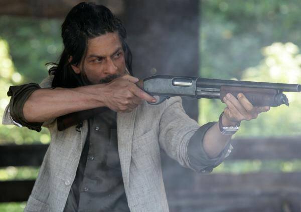 B-Town superstar Shah Rukh Khan in a still from ‘Don 2.’