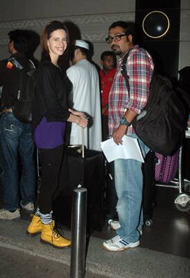 Anurag Kashyap and Kalki Koechlin headed to New York for the premiere of 'That Girl In Yellow Boots'.