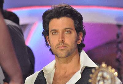 Hrithik Roshan on the sets of 'Just Dance'.