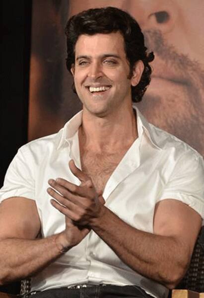 Hrithik Roshan at the launch of his upcoming film `Agneepath`s` trailer.