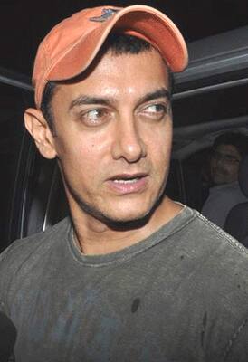 Aamir Khan spotted at 'Bodyguard' special screening.