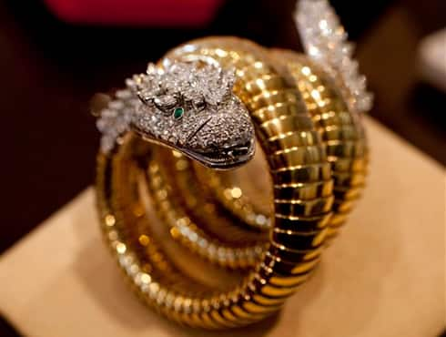 Elizabeth Taylor's diamond, emerald and gold 