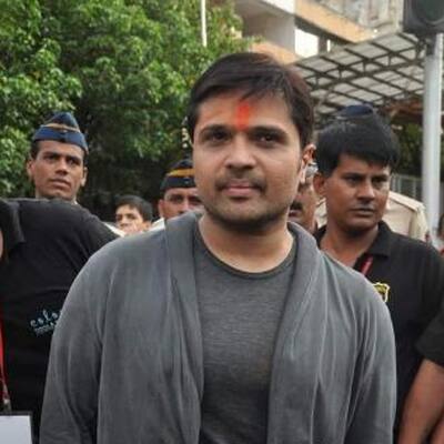 Himesh Reshammiya visits Siddhivinayak temple in Mumbai.