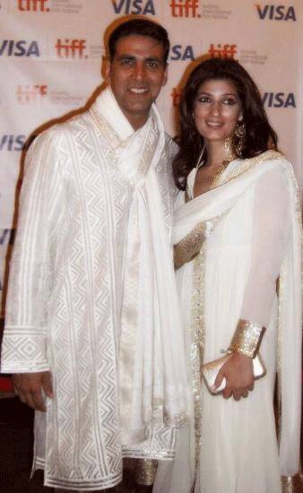 Akshay Kumar & Twinkle Khanna at `Breakaway` Premiere at Tiff.