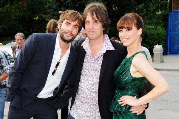 Actor Rossif Sutherland, director Leonard Farlinger and actress Karine Vanasse attend the premiere of 'I'm Yours' at the Isabel Bader Theatre during the 2011 Toronto International Film Festival.