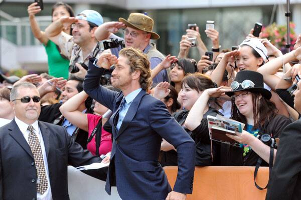 Actor Gerard Butler attends a gala screening for the film 