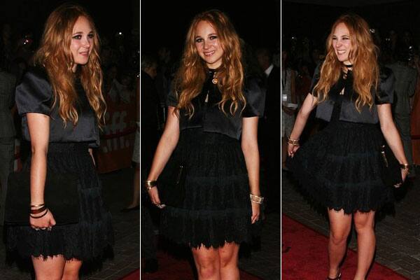 Actress Juno Temple attends the premiere of 'Killer Joe' at Ryerson Theatre during the 2011 Toronto International Film Festival.