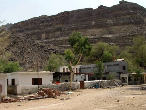 Houses near the temple.