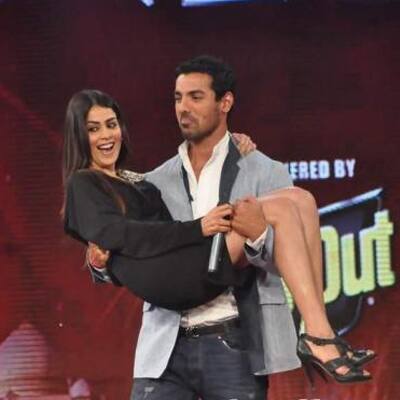 Genelia D'Souza and John Abraham promote their film 'Force' on the sets of 'India's Got Talent'.