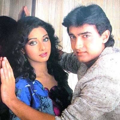 One interesting jodi that we never got to see together on celluloid. Aamir Khan and Sridevi captured on reel by Gautam Rajadhyaksha.