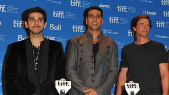 Akshay Kumar at the 'Speedy Singhs' press conference at TIFF.