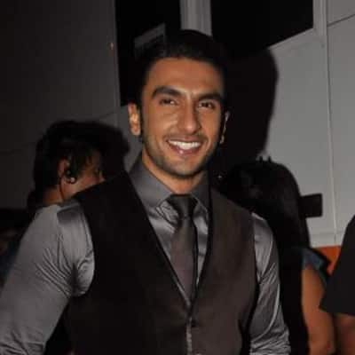 Ranveer Singh spotted at an awards function in Mumbai.