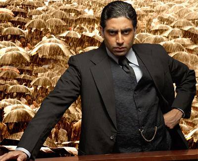 Abhishek Bachchan played a Gujarati businessman in Mani Ratnam's `Guru`.