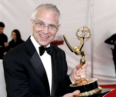 Don Roy King is seen backstage with the award for outstanding directing for a variety, music, or comedy series for 