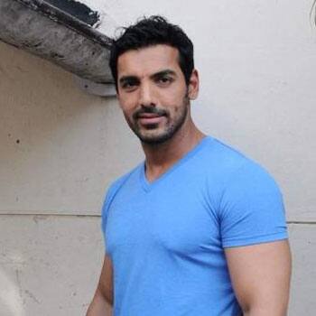 John Abraham clicked while promoting his next 'Force'. 