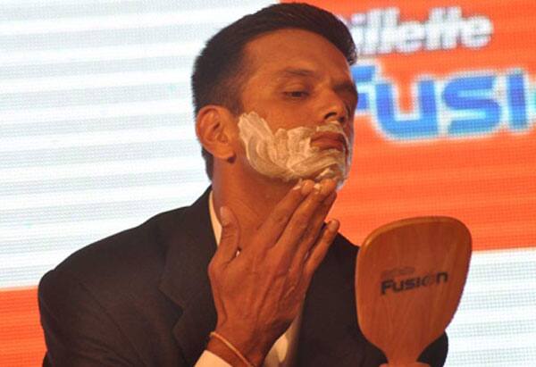 Rahul Dravid at Gillette Fusion Launch.