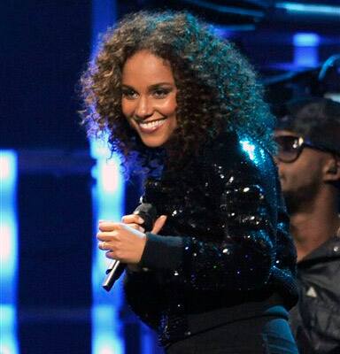 Alicia Keys performs during the iHeartRadio music festival.