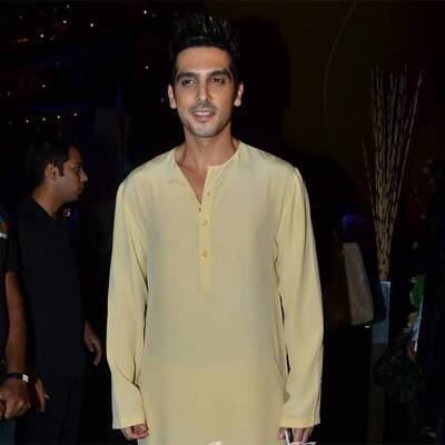 Zayed Khan spotted in an Indian attire at an event near Mumbai. 