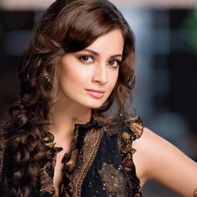 Dia Mirza looks gorgeous in black in her latest photo shoot.