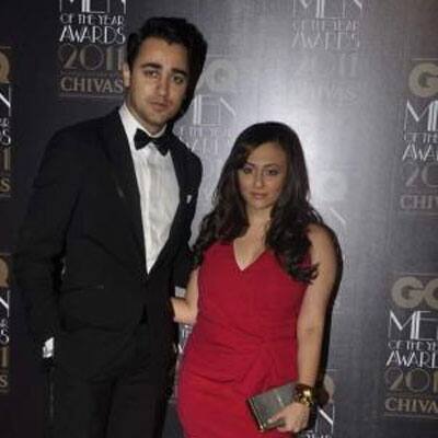 Imran Khan with wife Avantika at GQ Men of the Year Awards 2011.