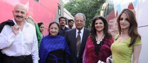 Roshan family at the finale of 'Just Dance'. 