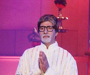 Big B at the launch of 'Hanuman Chalisa' album.