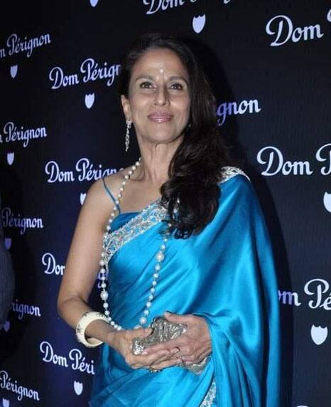 Writer Shobha De spotted at an event in Mumbai. 