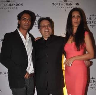 Arjun Rampal and Mehr Jessia at Abu Sandeep's 25th Anniversary party.