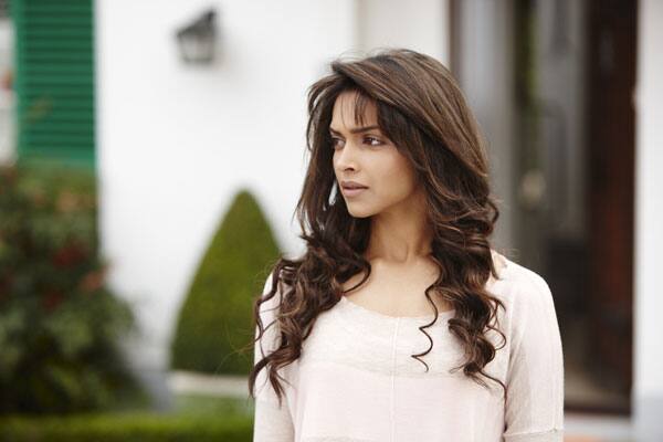 DP flaunts her flirty curls in a still from the film.