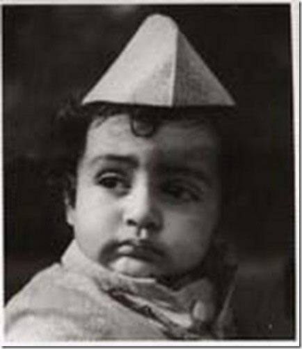 And this is what Amitabah Bachchan looked like as a baby.