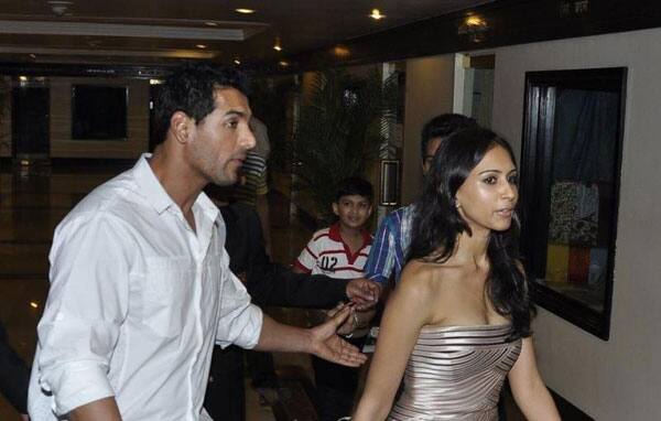 John Abraham Snapped with his new girlfriend.