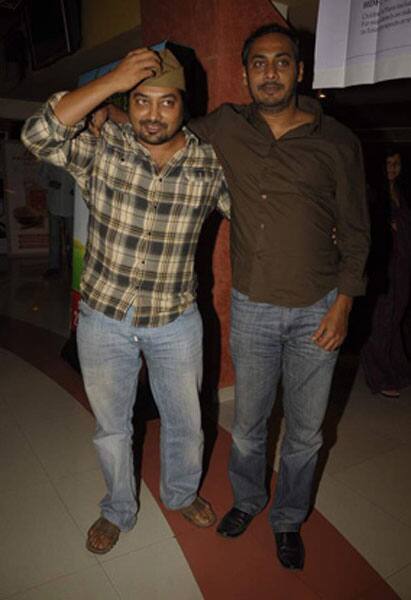 Anurag and Abhinav Kashyap at `Rockstar` special screening.