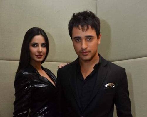 Katrina Kaif and Imran Khan spotted at the Van Heusen India Men's Week 2011. 