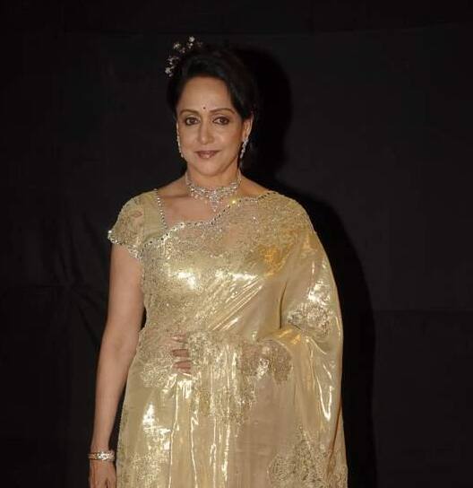 Hema Malini spotted at an event looking elegant as always.