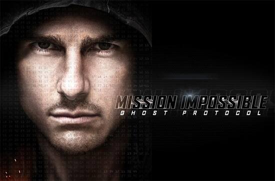 New poster of Tom Cruise's new film 'Mission Impossible: Ghost Protocol'